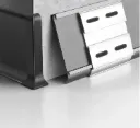 Skirting Clips Black 100mm